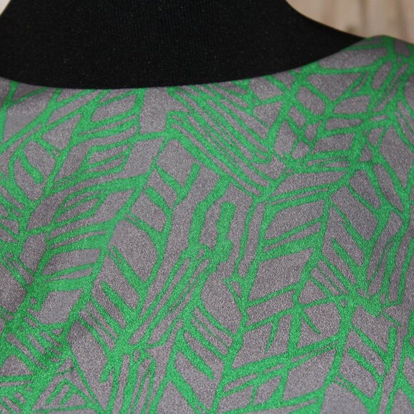 SALE Prevett Criss Cross Back Green Gray Lightweight Dress Small S Pre-Loved - Picture 12 of 15